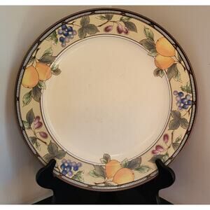 (Qty 1) Mikasa Intaglio GARDEN HARVEST Dinner Plate 11 1/8" CAC29 Stoneware